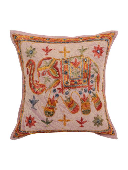 cotton single rajasthani traditional cushion cover by rajrang - 14425288 - Very Small Image - 1