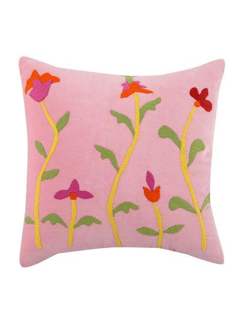 velvet single rajasthani traditional cushion cover by rajrang - 14425307 - Very Small Image - 1