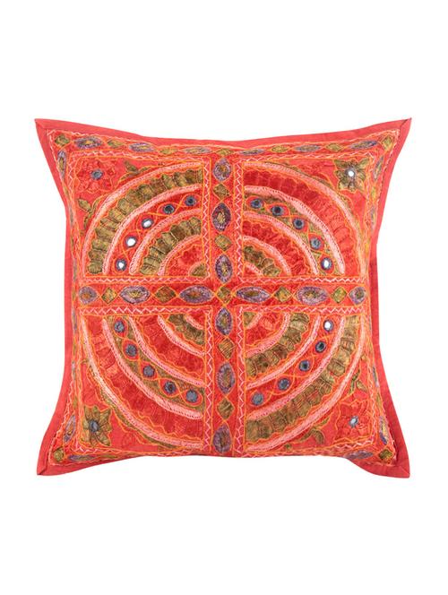 cotton single rajasthani traditional cushion cover by rajrang - 14425350 - Very Small Image - 1