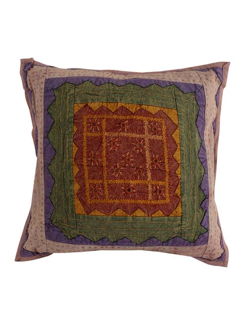 cotton single rajasthani traditional cushion cover by rajrang - 14425352 - Very Small Image - 1
