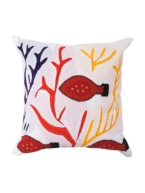 cotton single rajasthani traditional cushion cover by rajrang - 14425364 - Very Small Image - 1
