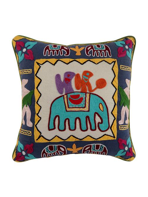 cotton single rajasthani traditional cushion cover by rajrang - 14425378 - Very Small Image - 1