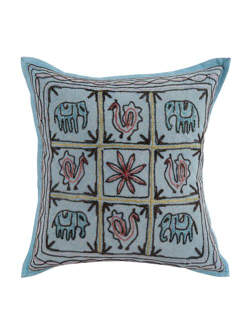 cotton single rajasthani traditional cushion cover by rajrang - 14425386 - Very Small Image - 1