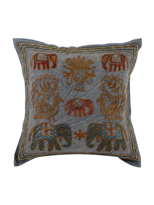 cotton single rajasthani traditional cushion cover by rajrang - 14425387 - Very Small Image - 1