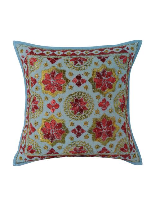 cotton single rajasthani traditional cushion cover by rajrang - 14425409 - Very Small Image - 1