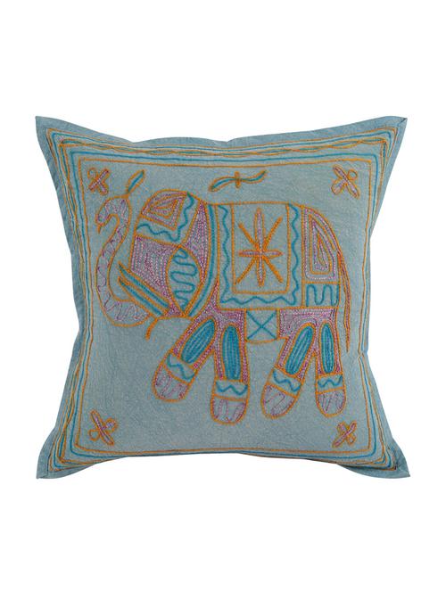 cotton single rajasthani traditional cushion cover by rajrang - 14425410 - Very Small Image - 1