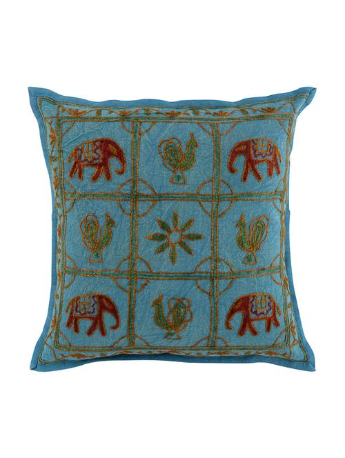 cotton single rajasthani traditional cushion cover by rajrang - 14425435 - Very Small Image - 1