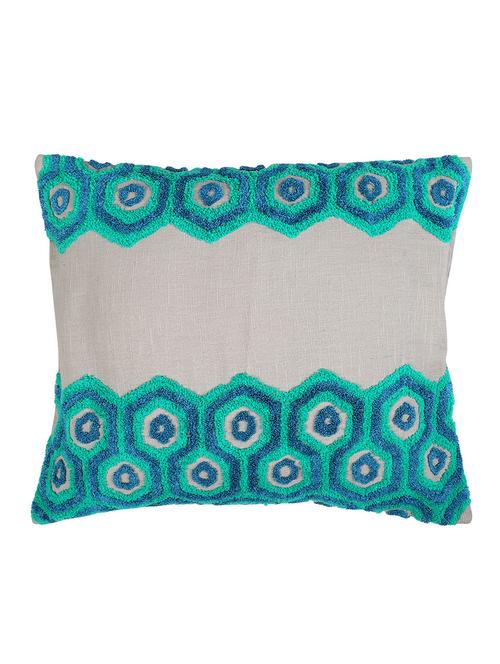 linen single rajasthani traditional cushion cover by rajrang - 14425466 - Very Small Image - 1