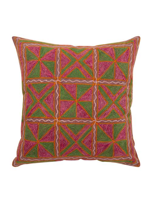 cotton single rajasthani traditional cushion cover by rajrang - 14425552 - Very Small Image - 1