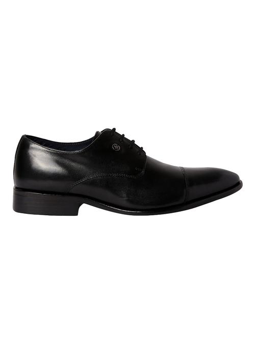 black leather lace-up derby - 14426296 - Very Small Image - 1