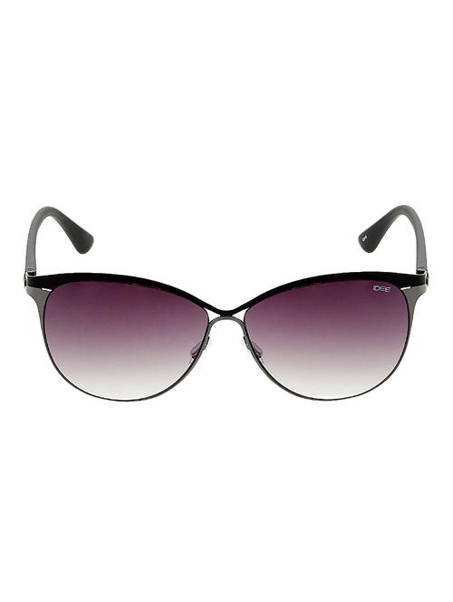 idee gradient oversized women's sunglasses - (ids2091c1sg|59|smoke gradient lens) - 14428101 - Very Small Image - 1