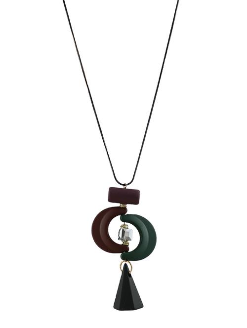 multi colored plastic long necklace - 14429342 - Very Small Image - 1