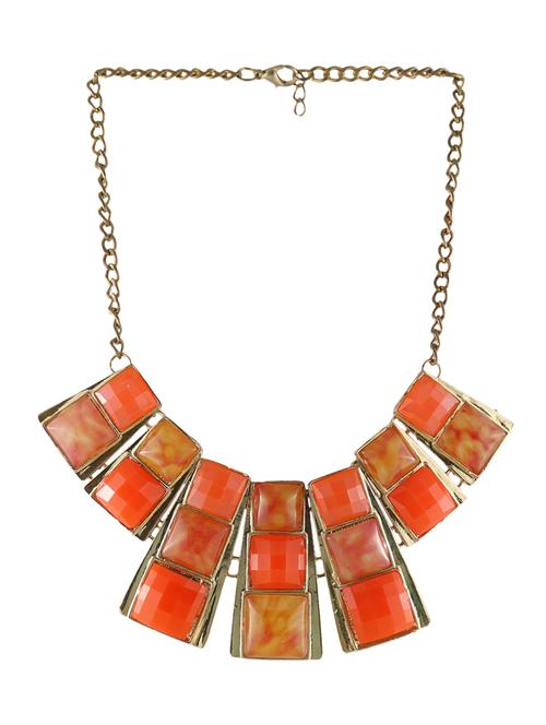 orange glass short necklace - 14429369 - Very Small Image - 1