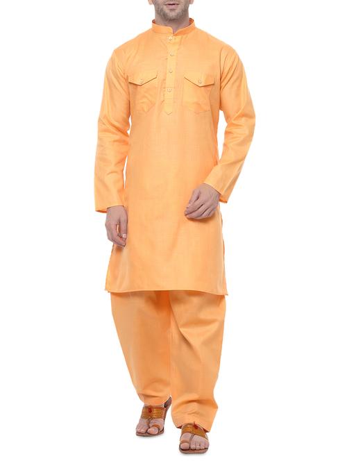 orange cotton wear set - 14431392 - Very Small Image - 1