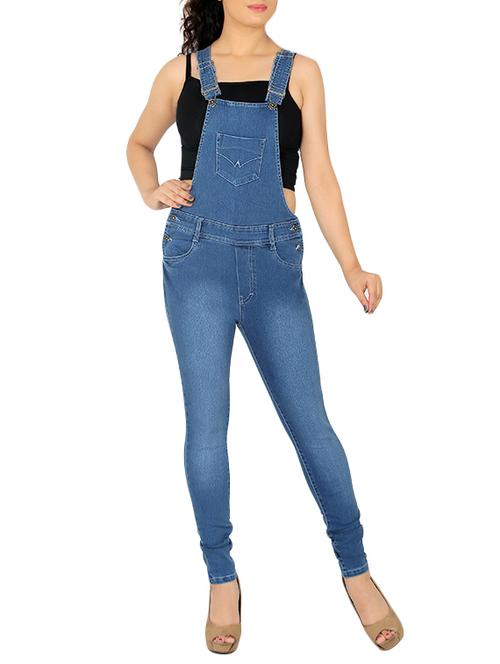 light blue denim dungree - 14432303 - Very Small Image - 1