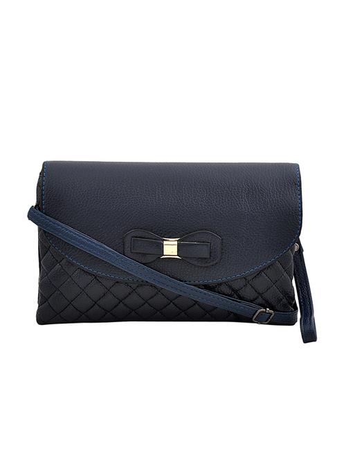 blue leatherette sling bag - 14432476 - Very Small Image - 1