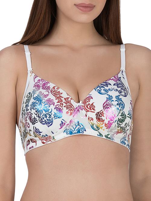 white polyamide tshirt bra - 14432796 - Very Small Image - 1