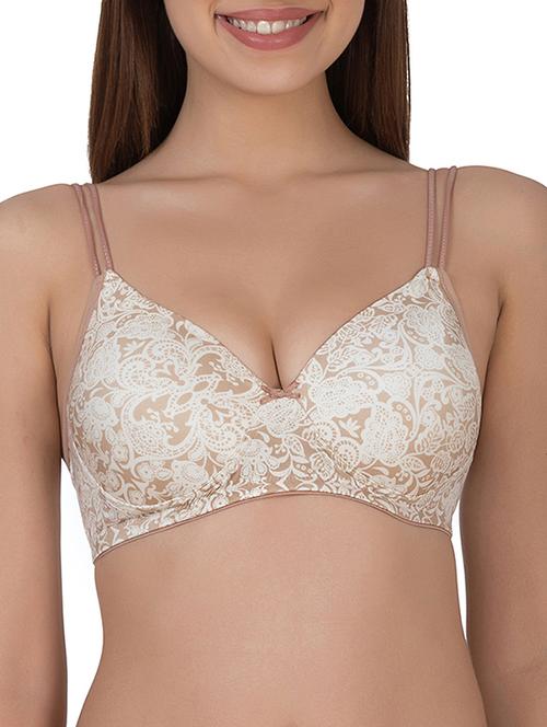 brown polyamide tshirt bra - 14432798 - Very Small Image - 1