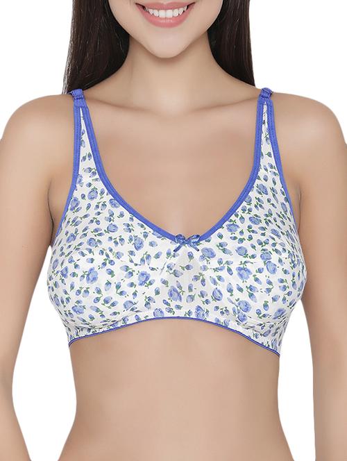blue cotton bra - 14432816 - Very Small Image - 1