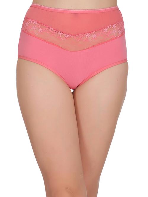 pink cotton hipster panty - 14432854 - Very Small Image - 1