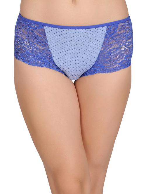 blue lace hipster panty - 14432865 - Very Small Image - 1