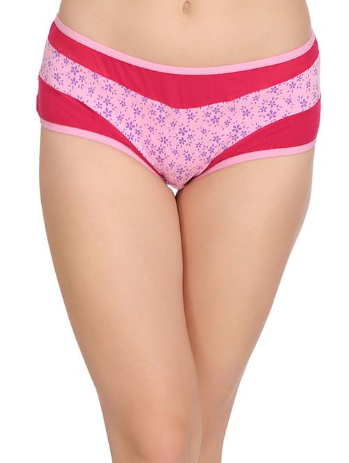 pink cotton hipster panty - 14432928 - Very Small Image - 1