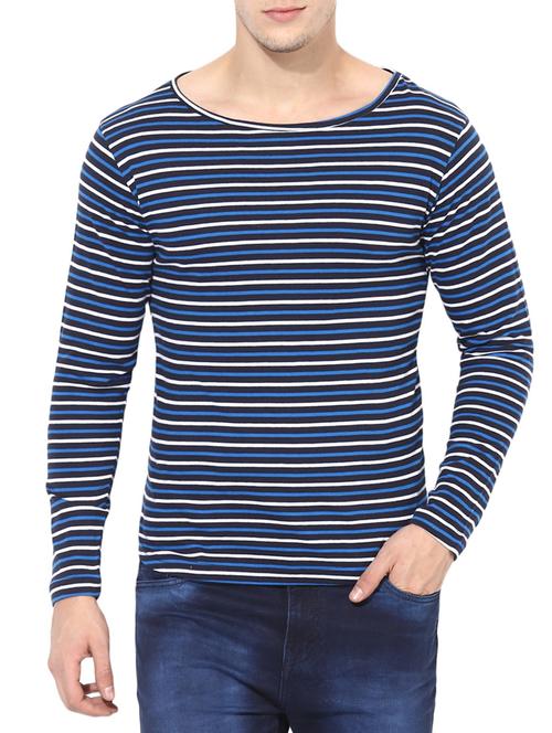 blue cotton t-shirt - 14433262 - Very Small Image - 1