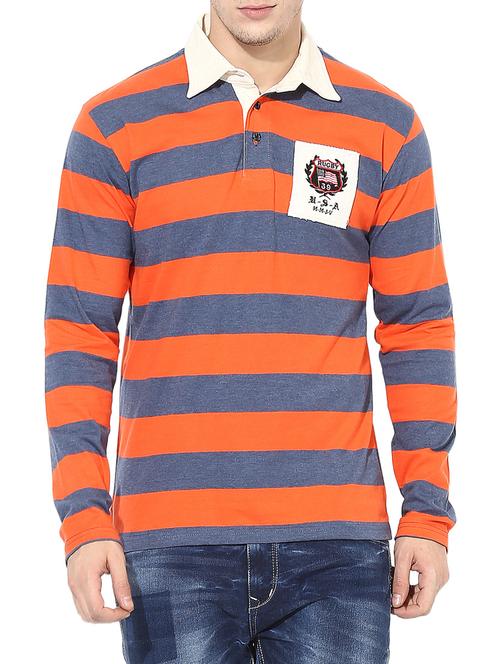 orange cotton t-shirt - 14433272 - Very Small Image - 1