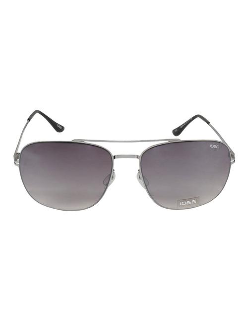 idee aviator unisex sunglasses - (s2064|57|grey) - 14434708 - Very Small Image - 1