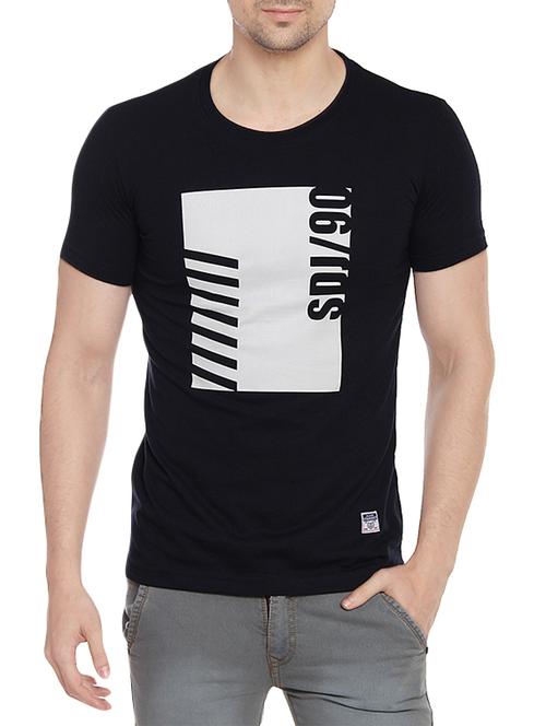 black cotton t-shirt - 14436708 - Very Small Image - 1