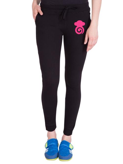 black cotton track pants - 14436748 - Very Small Image - 1