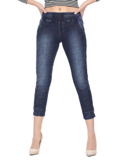 dark blue cotton jegging - 14437014 - Very Small Image - 1