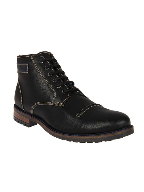 black leather high ankle boots - 14438698 - Very Small Image - 1