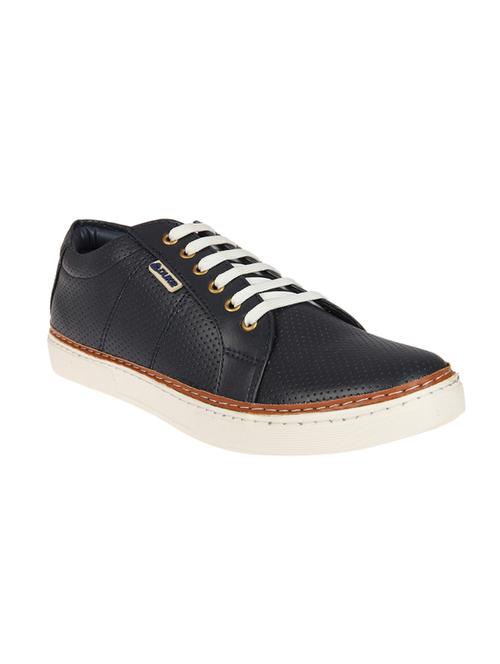 navy leatherette sneaker - 14438703 - Very Small Image - 1