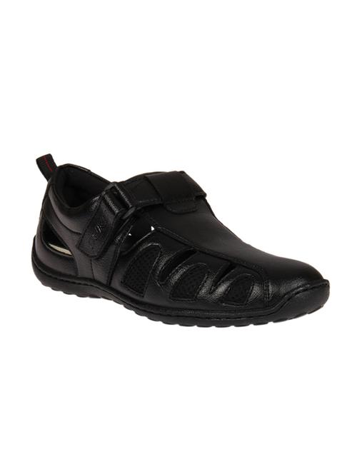 black leather slip on sandal - 14438708 - Very Small Image - 1
