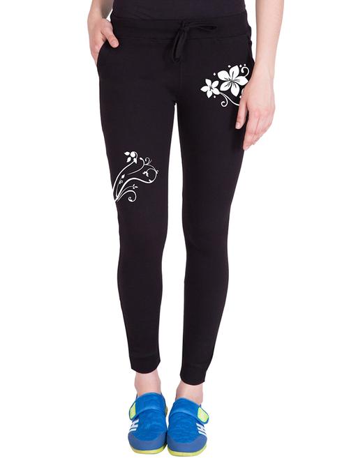 black cotton track pants - 14439049 - Very Small Image - 1