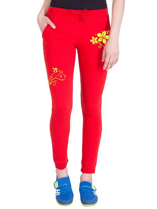 red cotton track pants - 14439087 - Very Small Image - 1
