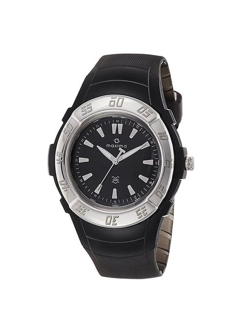 maxima analog black dial men's watch-44120ppgw - 14441982 - Very Small Image - 1