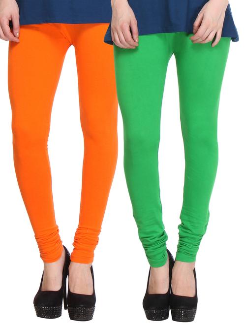 set of 2 multi colored leggings - 14442713 - Very Small Image - 1
