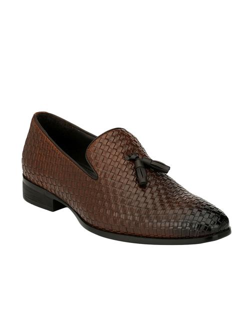 brown leatherette slip on - 14443181 - Very Small Image - 1