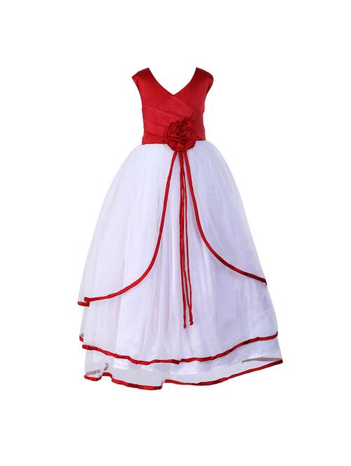 multi colored polyester party gown - 14443437 - Very Small Image - 1