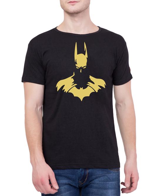 black cotton character t-shirt - 14443615 - Very Small Image - 1