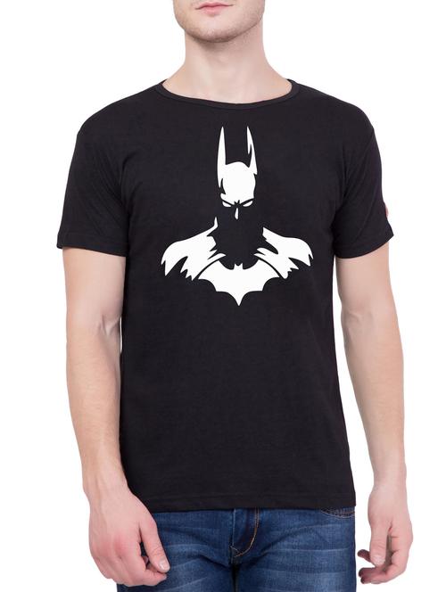 black cotton character t-shirt - 14443620 - Very Small Image - 1