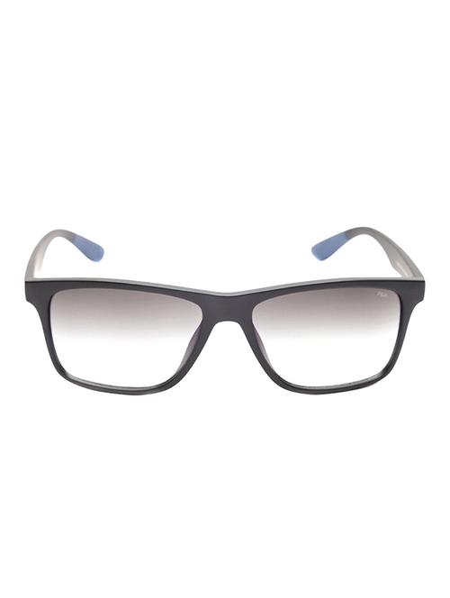 fila unisex rectangle matte black sunglasses(sf9133k 58 u28) - 14443741 - Very Small Image - 1