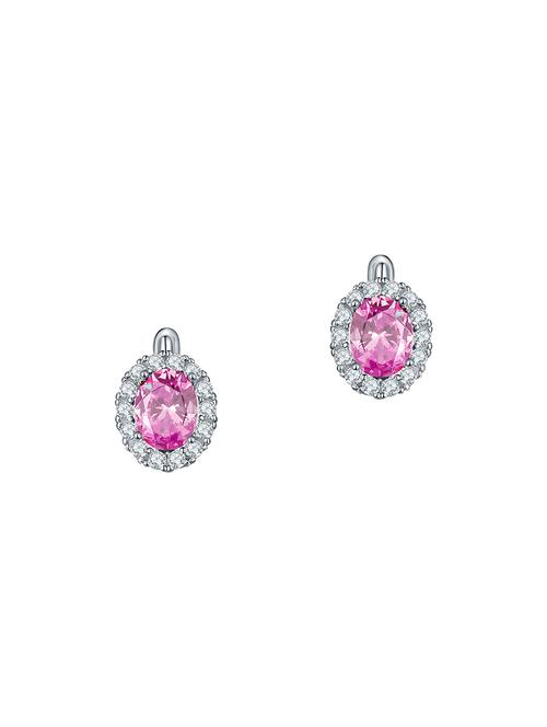 pink copper studs earrings - 14445049 - Very Small Image - 1