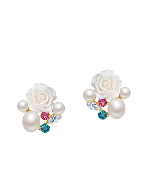 multi colored copper studs earrings - 14445151 - Very Small Image - 1
