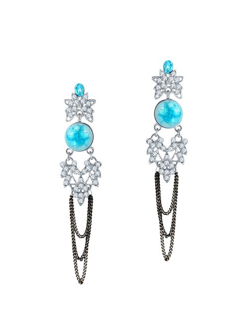 blue copper drop earrings - 14445165 - Very Small Image - 1