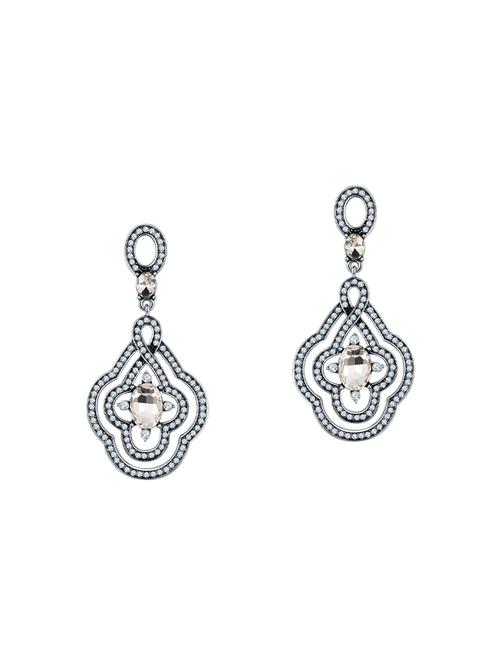 white copper drop earrings - 14445196 - Very Small Image - 1