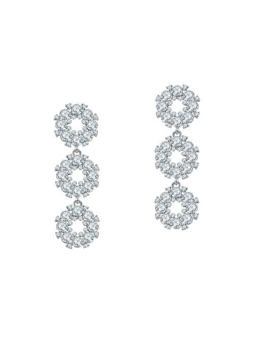 white drop earrings - 14445217 - Very Small Image - 1