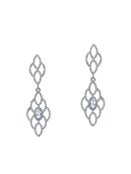 white drop earring - 14445222 - Very Small Image - 1